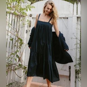 NWT! Jenni Kayne | Cotton/Linen Summer Dress | Navy | XXL